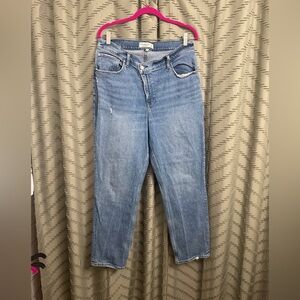 Abercrombie and Fitch 90s straight ultra high rise jeans size 32 14S 14 short